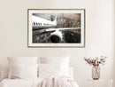 Poster - Plane Wing  - goud passepartout