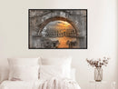 Poster - Sunset in the Ancient City  - zwart