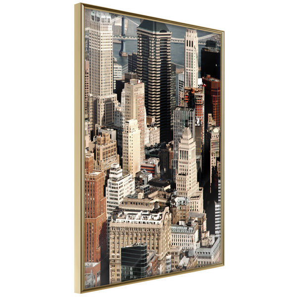 Poster - Urban Life  - goud