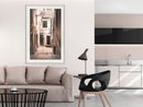 Poster - Urban Alley  - wit passepartout
