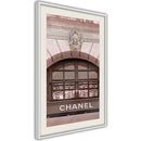 Poster - Chanel  - wit passepartout