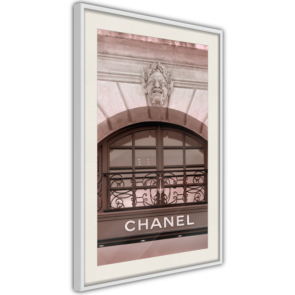 Poster - Chanel  - wit passepartout