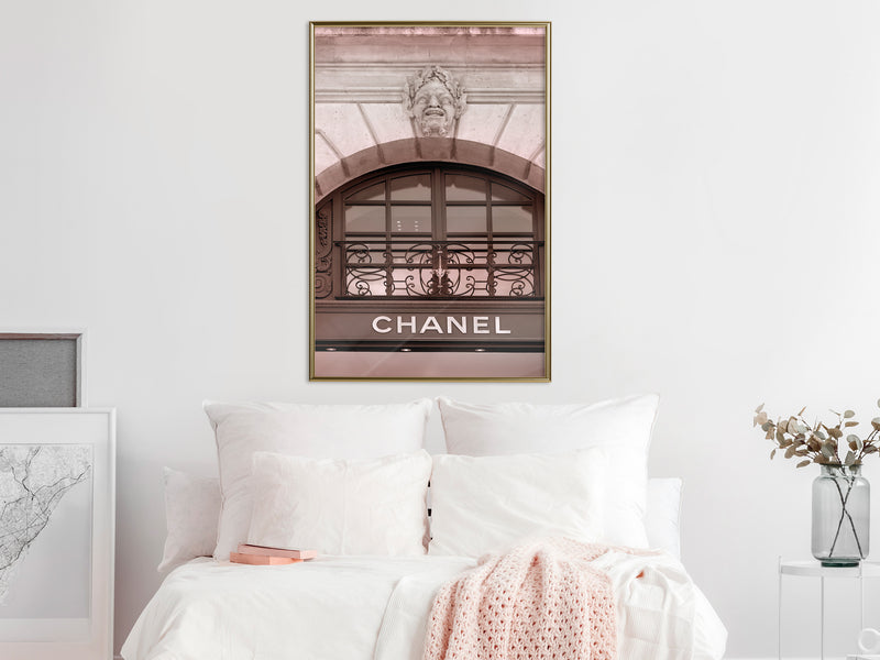 Poster - Chanel  - goud
