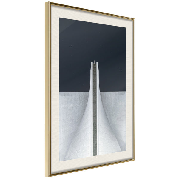 Poster - Different Perspective  - goud passepartout