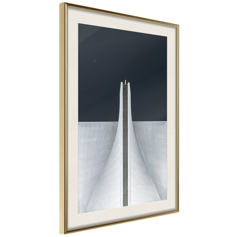 Poster - Different Perspective  - goud passepartout