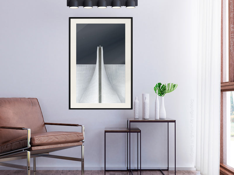 Poster - Different Perspective  - zwart passepartout