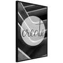 Poster - Create  - zwart
