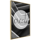 Poster - Create  - goud