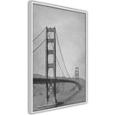 Poster - Bridge in San Francisco II  - wit
