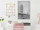 Poster - Bridge in San Francisco II  - wit