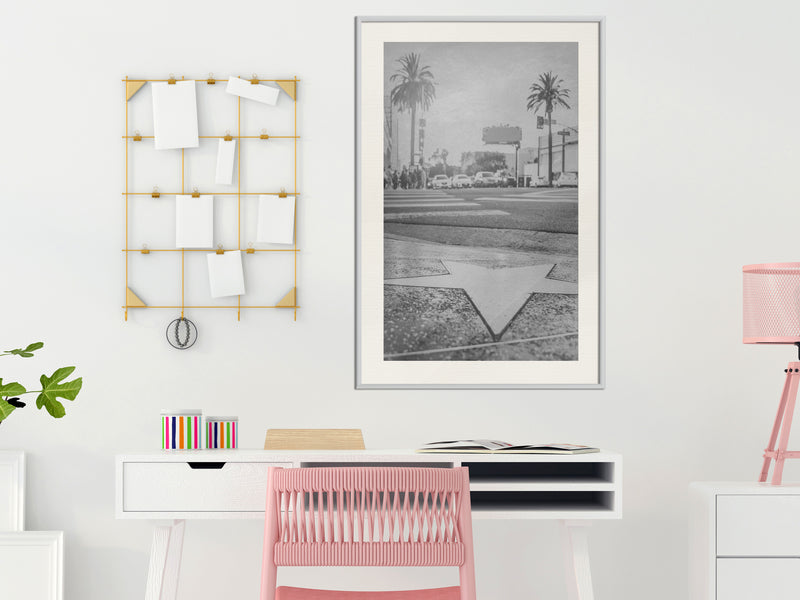 Poster - Walk of Fame  - wit passepartout