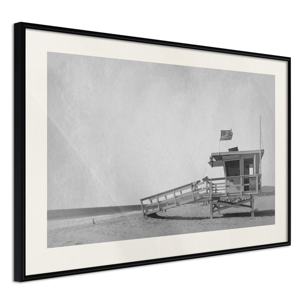 Poster - To the Rescue  - zwart passepartout