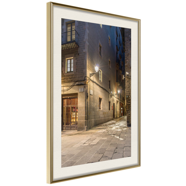 Poster - Meeting at the Corner  - goud passepartout