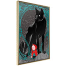 Poster - Bad Wolf  - goud