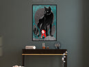 Poster - Bad Wolf  - zwart