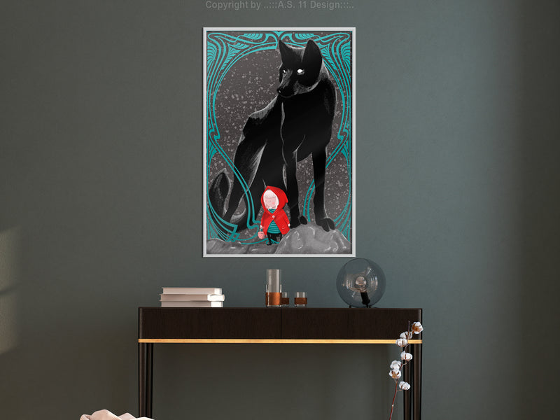 Poster - Bad Wolf  - wit