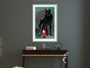 Poster - Bad Wolf  - wit passepartout