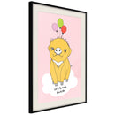 Poster - Birthday Wish  - zwart passepartout