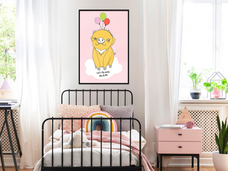 Poster - Birthday Wish  - zwart