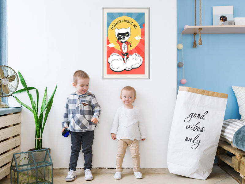 Poster - Costume Party  - wit passepartout