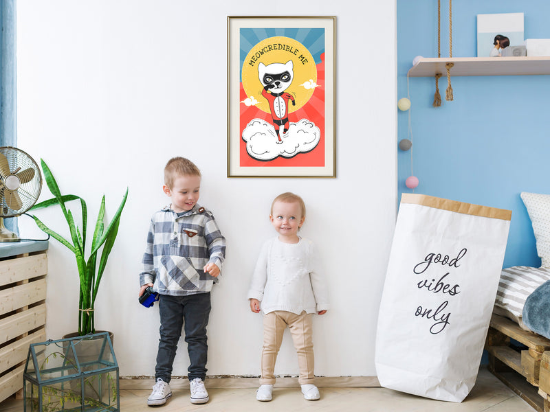 Poster - Costume Party  - goud passepartout