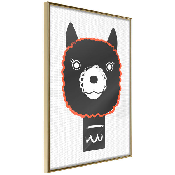 Poster - Cute Smile  - goud