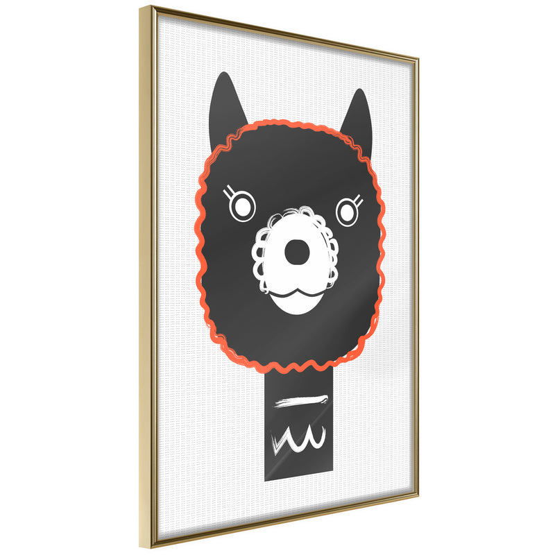 Poster - Cute Smile  - goud