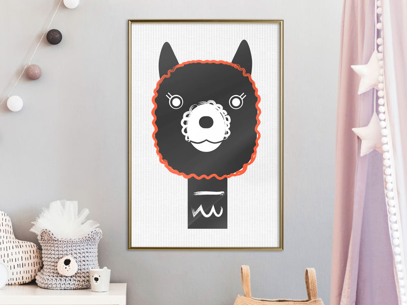 Poster - Cute Smile  - goud