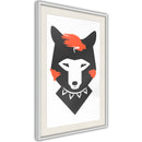 Poster - Cute Redhead  - wit passepartout