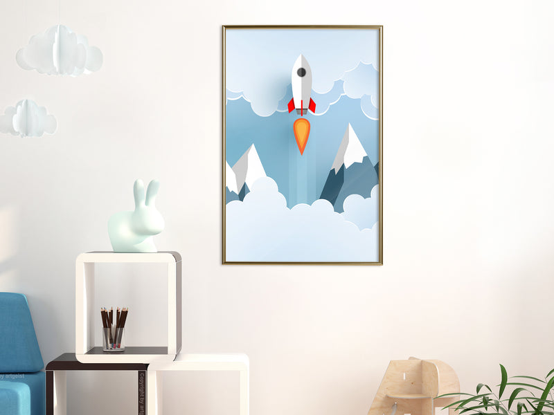 Poster - Bye Bye Earth!  - goud