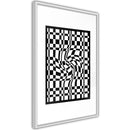 Poster - Op Art  - wit