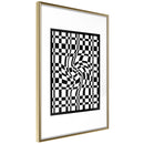 Poster - Op Art  - goud