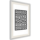 Poster - Op Art  - wit passepartout