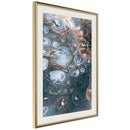 Poster - Surface of the Unknown Planet I  - goud passepartout