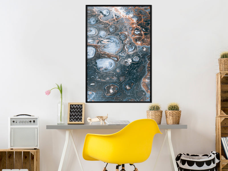 Poster - Surface of the Unknown Planet I  - zwart