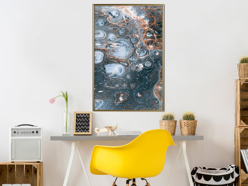 Poster - Surface of the Unknown Planet I  - goud