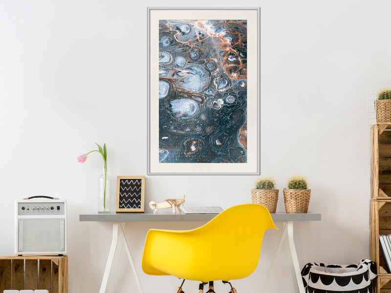 Poster - Surface of the Unknown Planet I  - wit passepartout