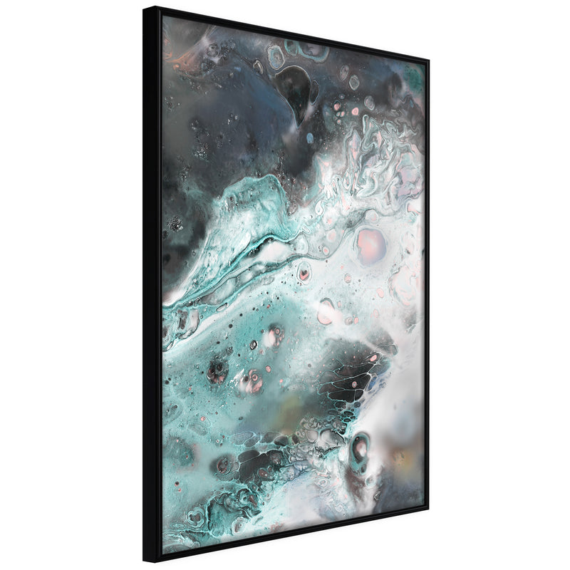 Poster - Border of Land and Water  - zwart