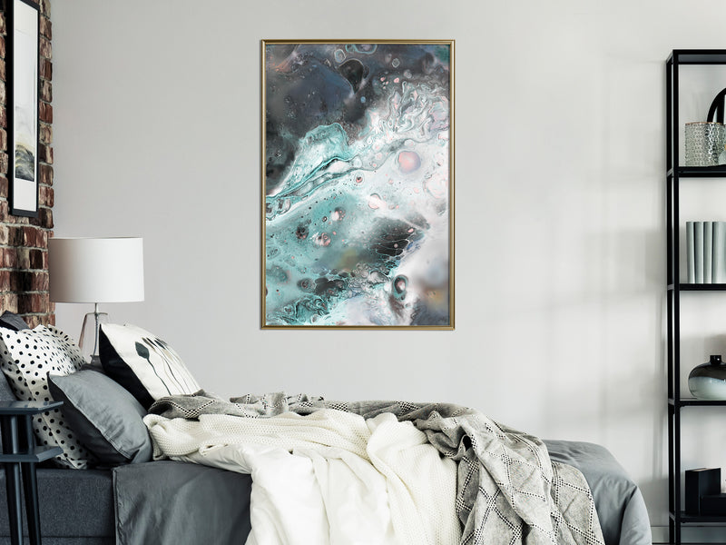Poster - Border of Land and Water  - goud