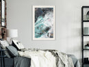Poster - Border of Land and Water  - wit passepartout