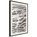 Poster - Predator Skin  - zwart passepartout