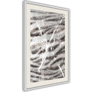 Poster - Predator Skin  - wit passepartout