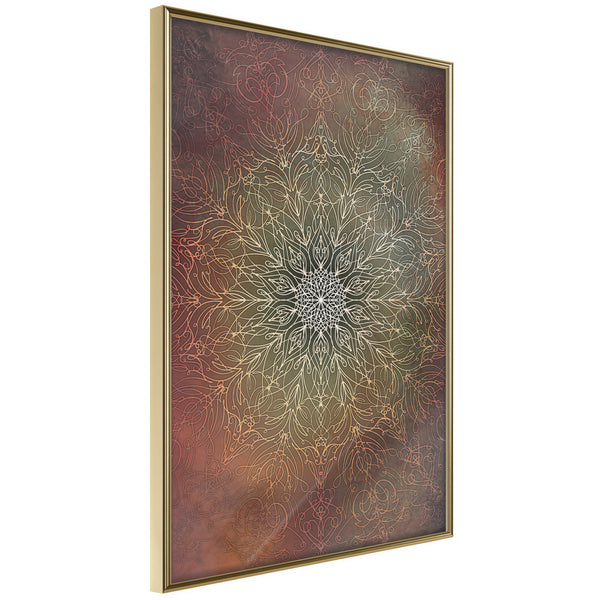 Poster - Subdued Harmony  - goud