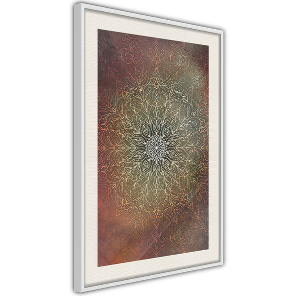 Poster - Subdued Harmony  - wit passepartout