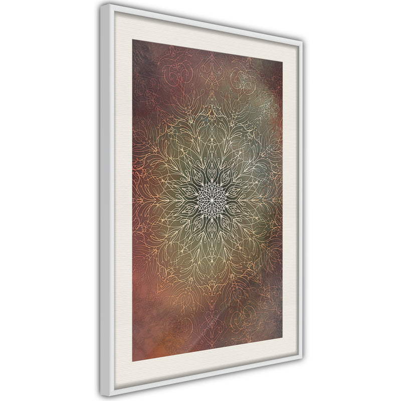 Poster - Subdued Harmony  - wit passepartout