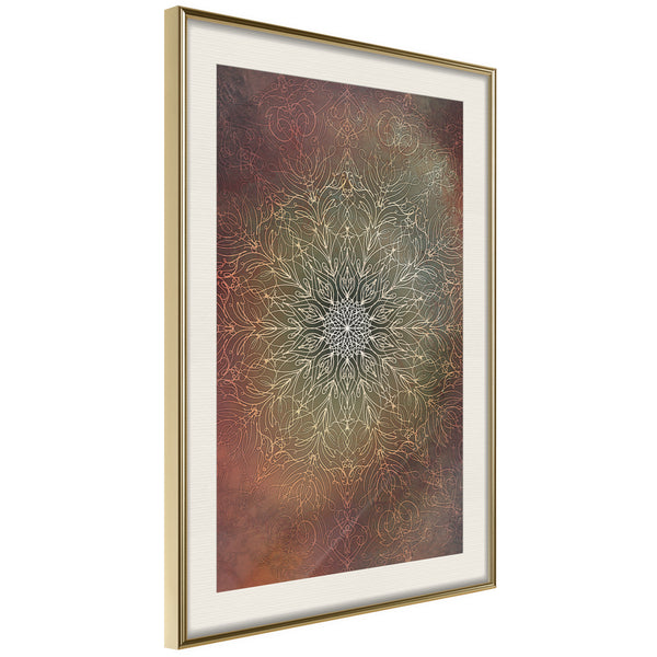 Poster - Subdued Harmony  - goud passepartout