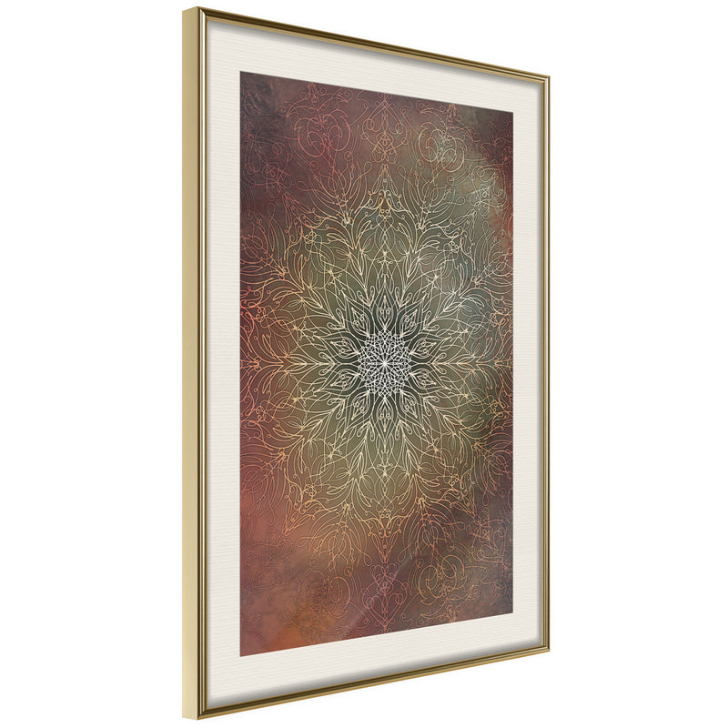 Poster - Subdued Harmony  - goud passepartout