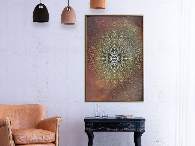 Poster - Subdued Harmony  - goud
