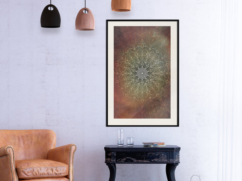 Poster - Subdued Harmony  - zwart passepartout