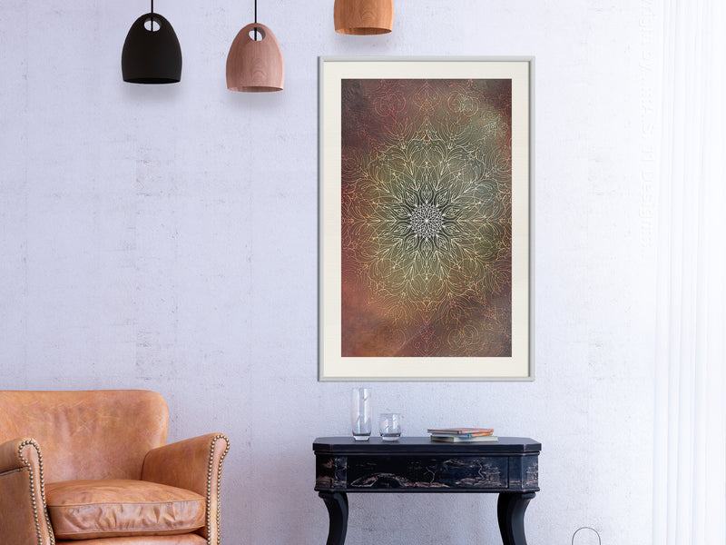 Poster - Subdued Harmony  - wit passepartout
